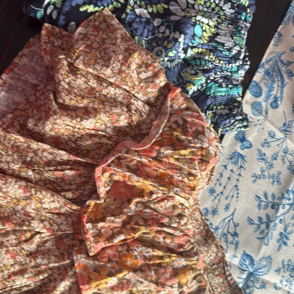 Floral Ruffle Blouse